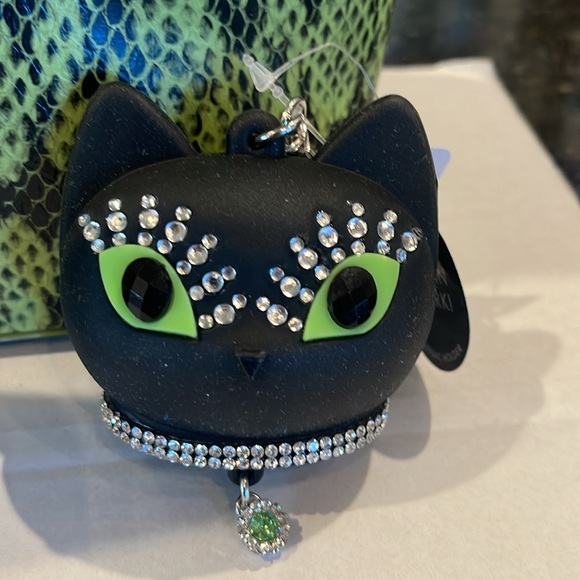 Bath & Body Works Other - 🐈⬛BBW🐈⬛ SET/3 BLK CAT BBW POCKETBAC HOLDER,BODY CREAM & SNAKE SKIN TOTE